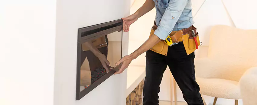 Metal Fireplace Installation in Water Town, Massachusetts