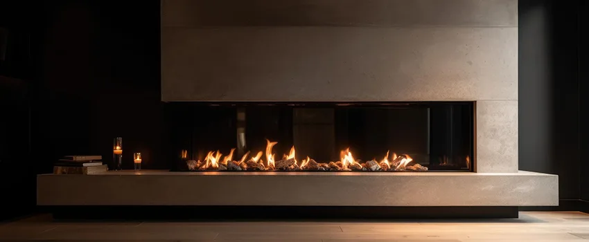Gas Fireplace Ember Bed Design Services in Water Town, Massachusetts
