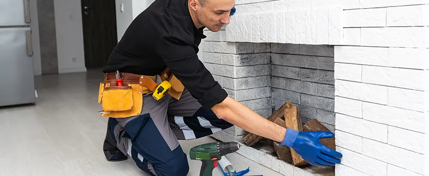 Fireplace Damaged Damper Frame Repair Services in Water Town, Massachusetts