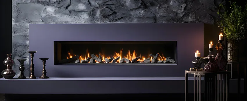 Ember Bed for Ventless Gas Fireplace in Water Town, MA