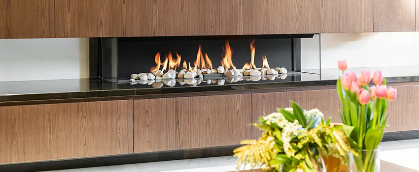 Double-height Fireplace Design Refurbishment in Water Town, Massachusetts