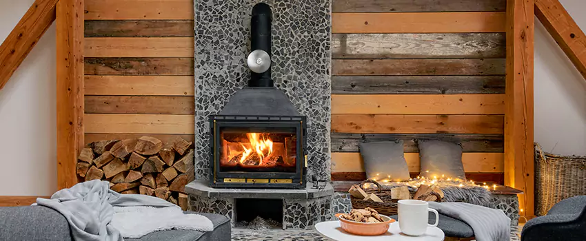 Thelin Hearth Products Direct Vent Gas Stove Fireplace Inspection in Water Town, Massachusetts